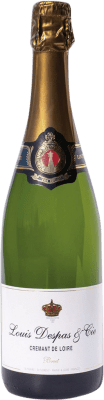 22,95 € Kostenloser Versand | Weißer Sekt Louis Despas A.O.C. Crémant de Loire Loire Frankreich Chardonnay, Chenin 75 cl