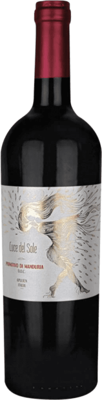 10,95 € Free Shipping | Red wine Luce del Sole D.O.C. Primitivo di Manduria Puglia Italy Primitivo Bottle 75 cl