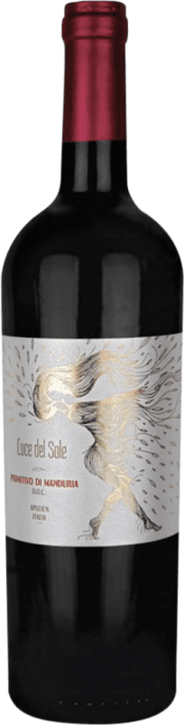 15,95 € Spedizione Gratuita | Vino Rosso Luce del Sole D.O.C. Primitivo di Manduria Puglia Italia Primitivo 75 cl