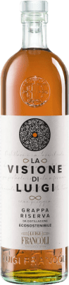 35,95 € Envio grátis | Grappa Luigi Francoli La Visione Reserva Itália 70 cl