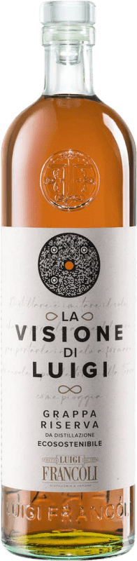 35,95 € Spedizione Gratuita | Grappa Luigi Francoli La Visione Riserva Italia 70 cl