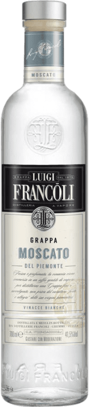 32,95 € Envio grátis | Grappa Luigi Francoli Itália Mascate Garrafa 70 cl