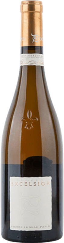 73,95 € 免费送货 | 白酒 Luneau-Papin Excelsior A.O.C. Crémant de Loire 卢瓦尔河 法国 Melon de Bourgogne 瓶子 75 cl