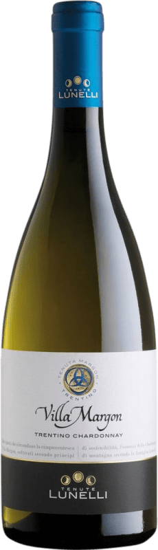 38,95 € 免费送货 | 白酒 Lunelli Villa Margon Bianco Superiore D.O.C. Trentino 特伦蒂诺 意大利 Chardonnay 瓶子 75 cl