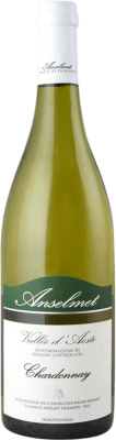 26,95 € Envio grátis | Vinho branco Anselmet D.O.C. Valle d'Aosta Itália Chardonnay Garrafa 75 cl