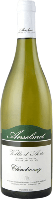 19,95 € Spedizione Gratuita | Vino Bianco Anselmet D.O.C. Valle d'Aosta Italia Chardonnay 75 cl
