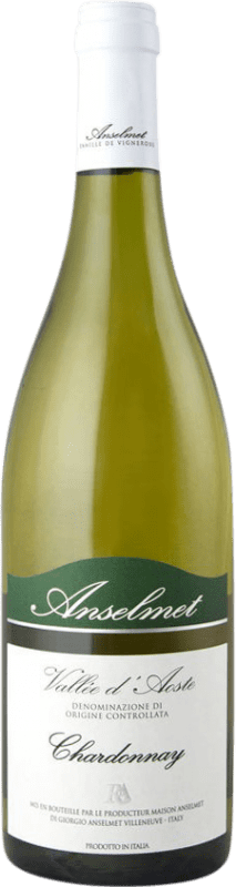 26,95 € Spedizione Gratuita | Vino bianco Anselmet D.O.C. Valle d'Aosta Italia Chardonnay Bottiglia 75 cl