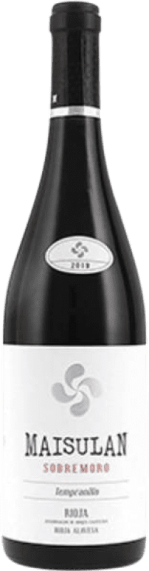 56,95 € 免费送货 | 红酒 Maisulan Sobremoro D.O.Ca. Rioja 拉里奥哈 西班牙 Tempranillo 瓶子 75 cl