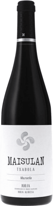 51,95 € Бесплатная доставка | Красное вино Maisulan Txabola D.O.Ca. Rioja Ла-Риоха Испания Carignan бутылка 75 cl