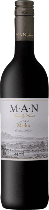 10,95 € Spedizione Gratuita | Vino Rosso MAN Jan Fiskaal Sud Africa Merlot, Cabernet Sauvignon, Nebbiolo 75 cl