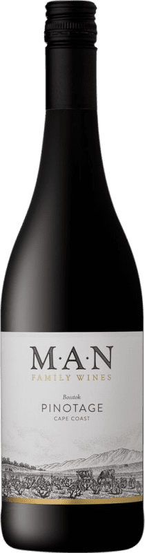 9,95 € Envio grátis | Vinho tinto MAN Bosstok África do Sul Pinotage Garrafa 75 cl