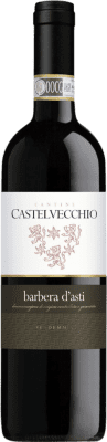 12,95 € Spedizione Gratuita | Vino Rosso Re Manfredi Castelvecchio Botte D.O.C. Barbera d'Asti Piemonte Italia Barbera 75 cl