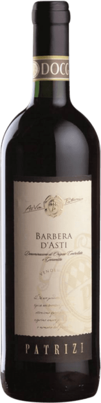 6,95 € Free Shipping | Red wine Re Manfredi Barrique Patrizi D.O.C. Barbera d'Asti Piemonte Italy Barbera Bottle 75 cl