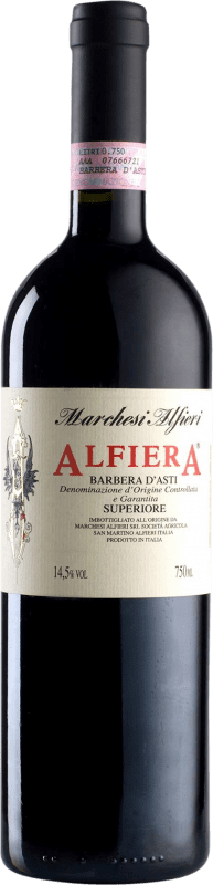 32,95 € Free Shipping | Red wine Marchesi Alfieri Alfiera Superiore D.O.C. Barbera d'Asti Piemonte Italy Barbera Bottle 75 cl