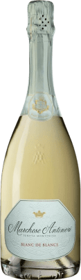 54,95 € Бесплатная доставка | Белое игристое Marchesi Antinori Blanc de Blancs брют D.O.C.G. Franciacorta Ломбардии Италия Nebbiolo, Chardonnay бутылка 75 cl