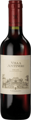 11,95 € Бесплатная доставка | Красное вино Marchesi Antinori Rosso I.G.T. Toscana Тоскана Италия Merlot, Syrah, Cabernet Sauvignon, Sangiovese Половина бутылки 37 cl