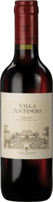 11,95 € Free Shipping | Red wine Marchesi Antinori Rosso I.G.T. Toscana Tuscany Italy Merlot, Syrah, Cabernet Sauvignon, Sangiovese Half Bottle 37 cl