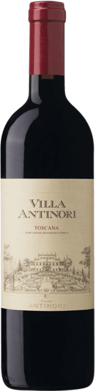 158,95 € 免费送货 | 红葡萄酒 Marchesi Antinori I.G.T. Toscana 托斯卡纳 意大利 Merlot, Syrah, Cabernet Sauvignon, Sangiovese 瓶子 Jéroboam-双Magnum 3 L