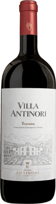 64,95 € Free Shipping | Red wine Marchesi Antinori Rosso I.G.T. Toscana Tuscany Italy Merlot, Syrah, Cabernet Sauvignon, Sangiovese Magnum Bottle 1,5 L