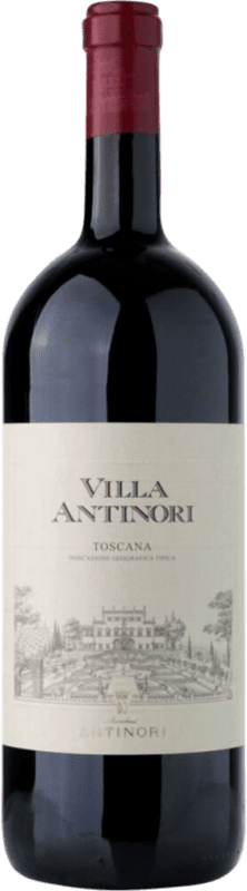 48,95 € Free Shipping | Red wine Marchesi Antinori Rosso I.G.T. Toscana Tuscany Italy Merlot, Syrah, Cabernet Sauvignon, Sangiovese Magnum Bottle 1,5 L