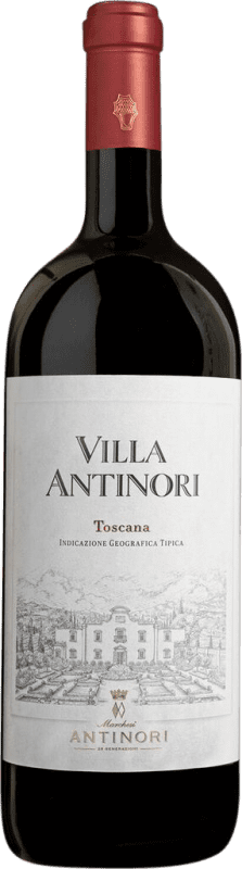 64,95 € 免费送货 | 红葡萄酒 Marchesi Antinori I.G.T. Toscana 托斯卡纳 意大利 Merlot, Syrah, Cabernet Sauvignon, Sangiovese 瓶子 Magnum 1,5 L
