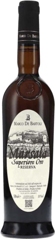 82,95 € Envío gratis | Licores Marco de Bartoli Superiore Oro Reserva D.O.C. Marsala Sicilia Italia Grillo Botella Medium 50 cl