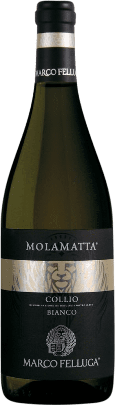 29,95 € Бесплатная доставка | Белое вино Marco Felluga Molamatta D.O.C. Collio Италия Nebbiolo — Неббиоло, Tocai Friulano, Rhoditis — Родитис 75 cl