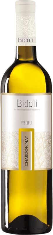 11,95 € 免费送货 | 白酒 Margherita & Arrigo Bidoli D.O.C. Friuli Grave 弗留利 - 威尼斯朱利亚 意大利 Chardonnay 瓶子 75 cl