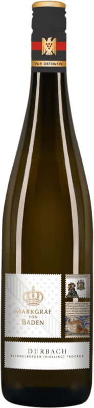 19,95 € Spedizione Gratuita | Vino Bianco Markgraf von Baden Brinauer Trocken — Secco VDP Ortswein — Vino di Village Baden Germania Riesling Bottiglia 75 cl