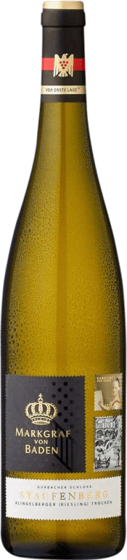 31,95 € Spedizione Gratuita | Vino Bianco Markgraf von Baden Durbacher Schloss Staufenberg Klingelberger Trocken — Secco VDP Erste Lage — 1er Premier Cru Baden Germania Riesling Bottiglia 75 cl