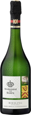 25,95 € Envoi gratuit | Vin Mousseux Blanc Markgraf von Baden Extra Brut I.G. Baden Baden Allemagne Riesling Bouteille 75 cl