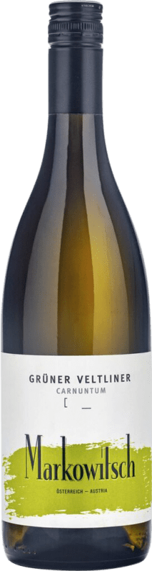 11,95 € Envio grátis | Vinho branco Markowitsch D.A.C. Carnuntum Niederösterreich Áustria Grüner Veltliner Garrafa 75 cl