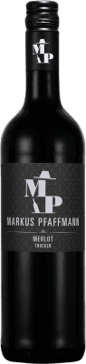 10,95 € 免费送货 | 红酒 Markus Pfaffmann MP 干 Q.b.A. Pfälz 普法尔茨 德国 Merlot 瓶子 75 cl