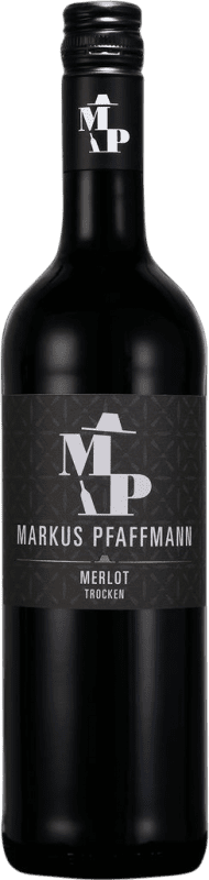 8,95 € 免费送货 | 红酒 Markus Pfaffmann MP 干 Q.b.A. Pfälz 普法尔茨 德国 Merlot 瓶子 75 cl