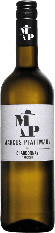 9,95 € 免费送货 | 白酒 Markus Pfaffmann MP 干 Q.b.A. Pfälz 普法尔茨 德国 Chardonnay 瓶子 75 cl