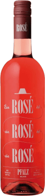 7,95 € 免费送货 | 玫瑰酒 Markus Pfaffmann Rosé Rosé Rosé 干 Q.b.A. Pfälz 普法尔茨 德国 Dornfelder 瓶子 75 cl