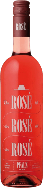 7,95 € 免费送货 | 玫瑰酒 Markus Pfaffmann Rosé Rosé Rosé 干 Q.b.A. Pfälz 普法尔茨 德国 Dornfelder 瓶子 75 cl