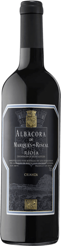 13,95 € Бесплатная доставка | Красное вино Marqués de Riscal Albacora D.O.Ca. Rioja Ла-Риоха Испания Graciano — Грасиано, Nebbiolo — Неббиоло Бутылка 75 cl