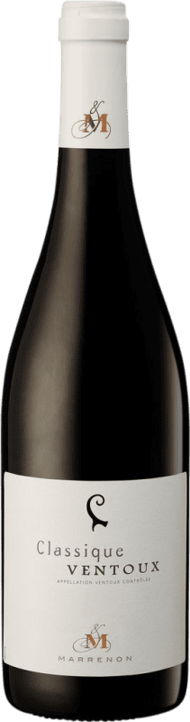 9,95 € Envío gratis | Vino Tinto Marrenon Classique — Clásico A.O.C. Côtes du Ventoux Rhône Francia Garnacha, Nebbiolo Botella 75 cl