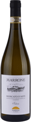 15,95 € Envio grátis | Vinho branco Marrone D.O.C.G. Moscato d'Asti Piemonte Itália Solaris Garrafa 75 cl