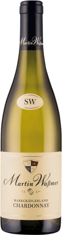 28,95 € Free Shipping | White Wine Martin Waßmer Trocken — Dry I.G. Baden Baden Germany Chardonnay Bottle 75 cl