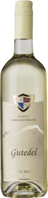 12,95 € Бесплатная доставка | Белое вино Martin Waßmer Markgräflerland Gutedel сухой I.G. Baden Baden Германия Chasselas бутылка 75 cl