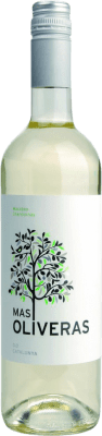 11,95 € Spedizione Gratuita | Vino bianco Mas Oliveras Blanco D.O. Catalunya Catalogna Spagna Macabeo, Chardonnay Bottiglia 75 cl