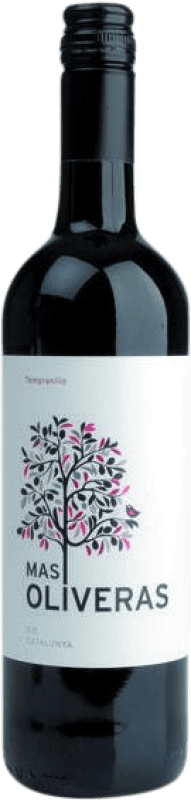 10,95 € Бесплатная доставка | Красное вино Mas Oliveras D.O. Catalunya Каталония Испания Tempranillo бутылка 75 cl