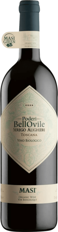 18,95 € Kostenloser Versand | Rotwein Masi Serego Alighieri Poderi BellOvile Rosso I.G.T. Toscana Toskana Italien Sangiovese, Canaiolo, Ciliegiolo Flasche 75 cl