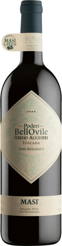 18,95 € Free Shipping | Red Wine Masi Serego Alighieri Poderi BellOvile I.G.T. Toscana Tuscany Italy Sangiovese, Canaiolo, Ciliegiolo Eco — Organic 75 cl