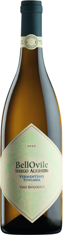 16,95 € 免费送货 | 白酒 Masi Serego Alighieri BellOvile I.G.T. Toscana 托斯卡纳 意大利 Vermentino 瓶子 75 cl