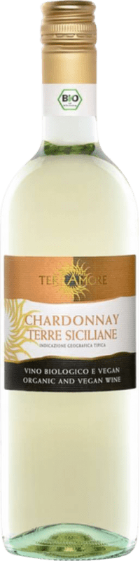 6,95 € Бесплатная доставка | Белое вино Massucco TerrAmore I.G.T. Terre Siciliane Сицилия Италия Chardonnay бутылка 75 cl