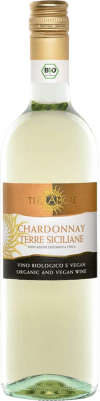 6,95 € Free Shipping | White wine Massucco TerrAmore I.G.T. Terre Siciliane Sicily Italy Chardonnay Bottle 75 cl