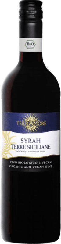 9,95 € Free Shipping | Red wine Massucco TerrAmore I.G.T. Terre Siciliane Sicily Italy Syrah Bottle 75 cl